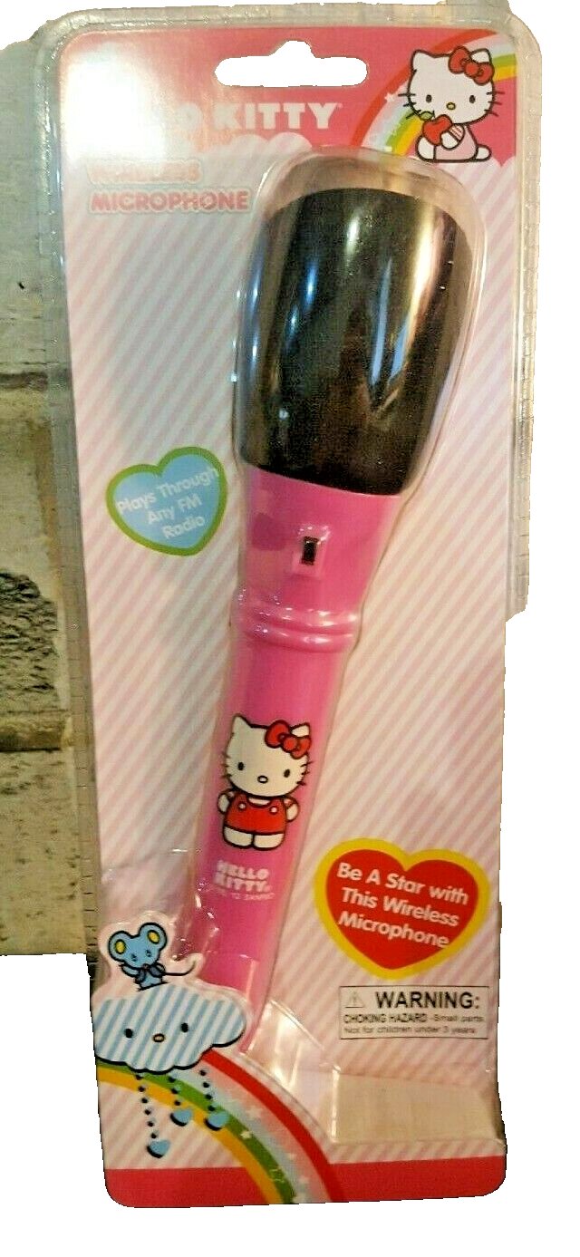 Hello Kitty Wireless FM Microphone – Kids Karaoke Toy Mic