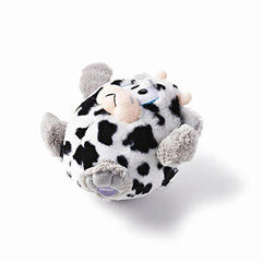 DEMDACO Giggaloos Moosie Cow Wiggling Giggling Plush Toy
