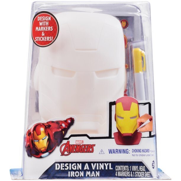 Tara Ironman Design-Your-Own Vinyl Figure with Markers & Stickers