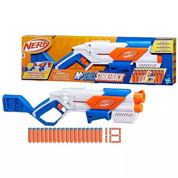 NERF N Series Strikeback Blaster with 118 N1 Darts