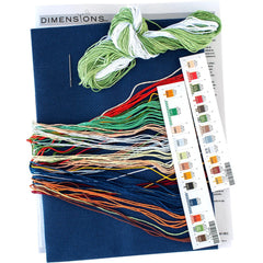 Dimensions Winter Pattern Counted Cross Stitch Kit – Moderate Level