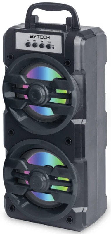 Bytech Wireless Bluetooth Speaker with LED Lights & Bass Boost