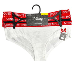 Minnie Mouse Hipster Underwear — 3-Pack, Size Medium