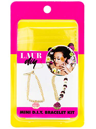 LaurDIY Pink Gold Druzy Chain Bracelet Mini DIY Kit