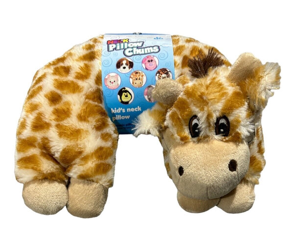Kellytoy Pillow Chums Large Giraffe Kids Neck Pillow
