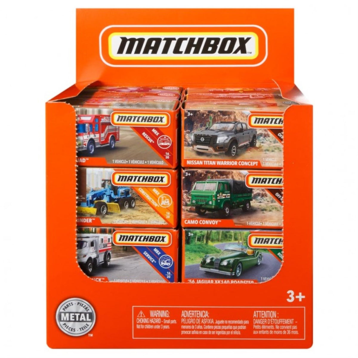 Matchbox Power Grab Die-Cast Cars | 48-Piece Assorted Set