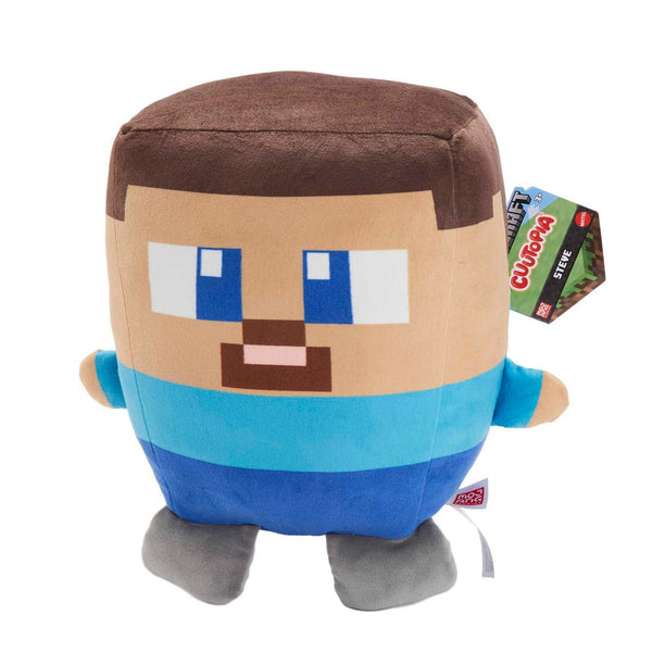 Minecraft Cuutopia Steve 10-Inch Plush Pillow Doll by Mattel
