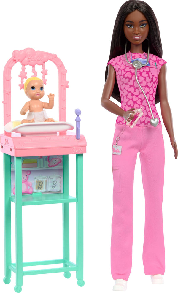Barbie Baby Doctor Playset with Doll, Baby & Accessories