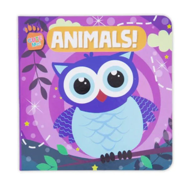 BAZIC Cute Me! Animals Board Book for Toddlers & Early Learners