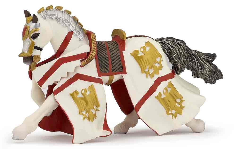 Papo Knight Percival Horse Figure – Hand-Painted Medieval Collectible