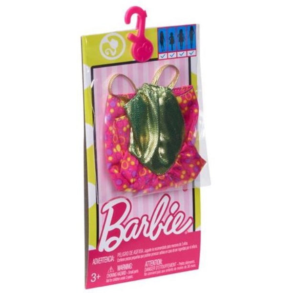 Mattel Barbie Fashions Golden Dress | Shimmer Style Pack