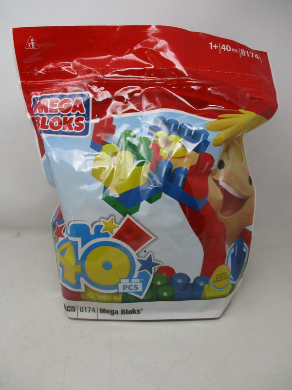 Mega Bloks 40-Piece Building Blocks Bag Set for Toddlers