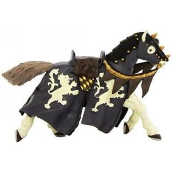 Papo Black Horseman's Steed | Hand-Painted Fantasy Horse Figure