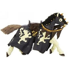 Papo Black Horseman's Steed | Hand-Painted Fantasy Horse Figure