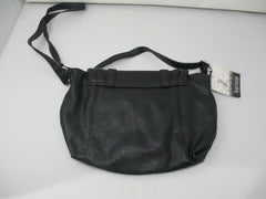 Kensie Belle Messenger Bag – Classic Black Pebbled Crossbody