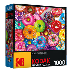 Kodak Premium I Love Donuts 1000-Piece Jigsaw Puzzle for Adults