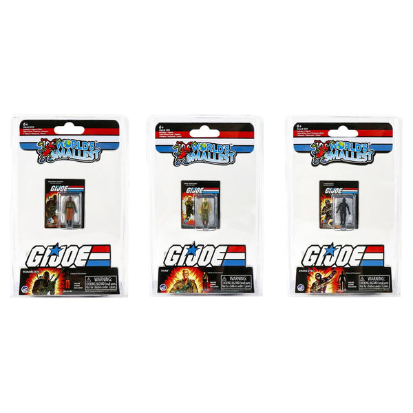 Super Impulse World's Coolest G.I. Joe vs. Cobra Micro Figures 3-Pack
