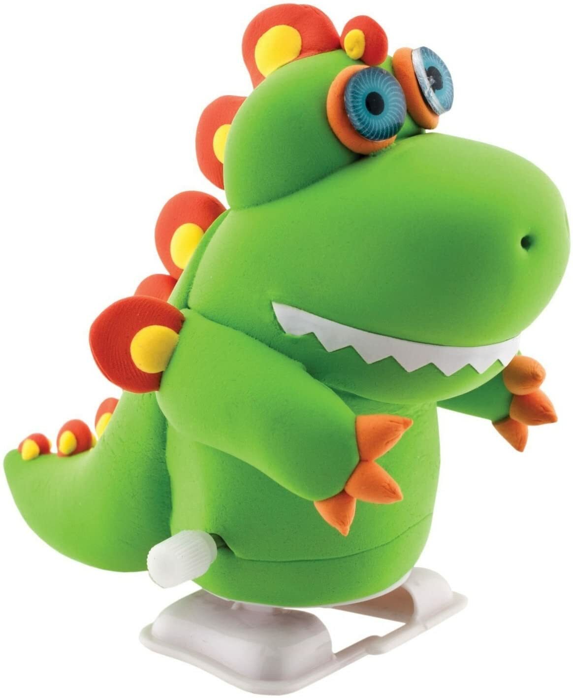 Wizzworx Walking Dinosaur Kit – Green Wind-Up Buildable Dino
