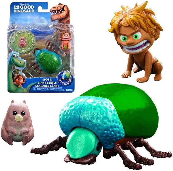 Disney The Good Dinosaur Spot & Giant Beetle Figure Set