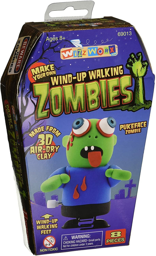 WizzWorx PukeFace Wind-Up Walking Zombie DIY Craft Kit