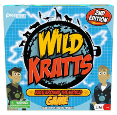 Pressman Wild Kratts Race Around the World Board Game