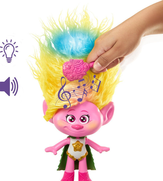 Mattel Trolls Rainbow HairTunes Viva Doll with Light & Sound