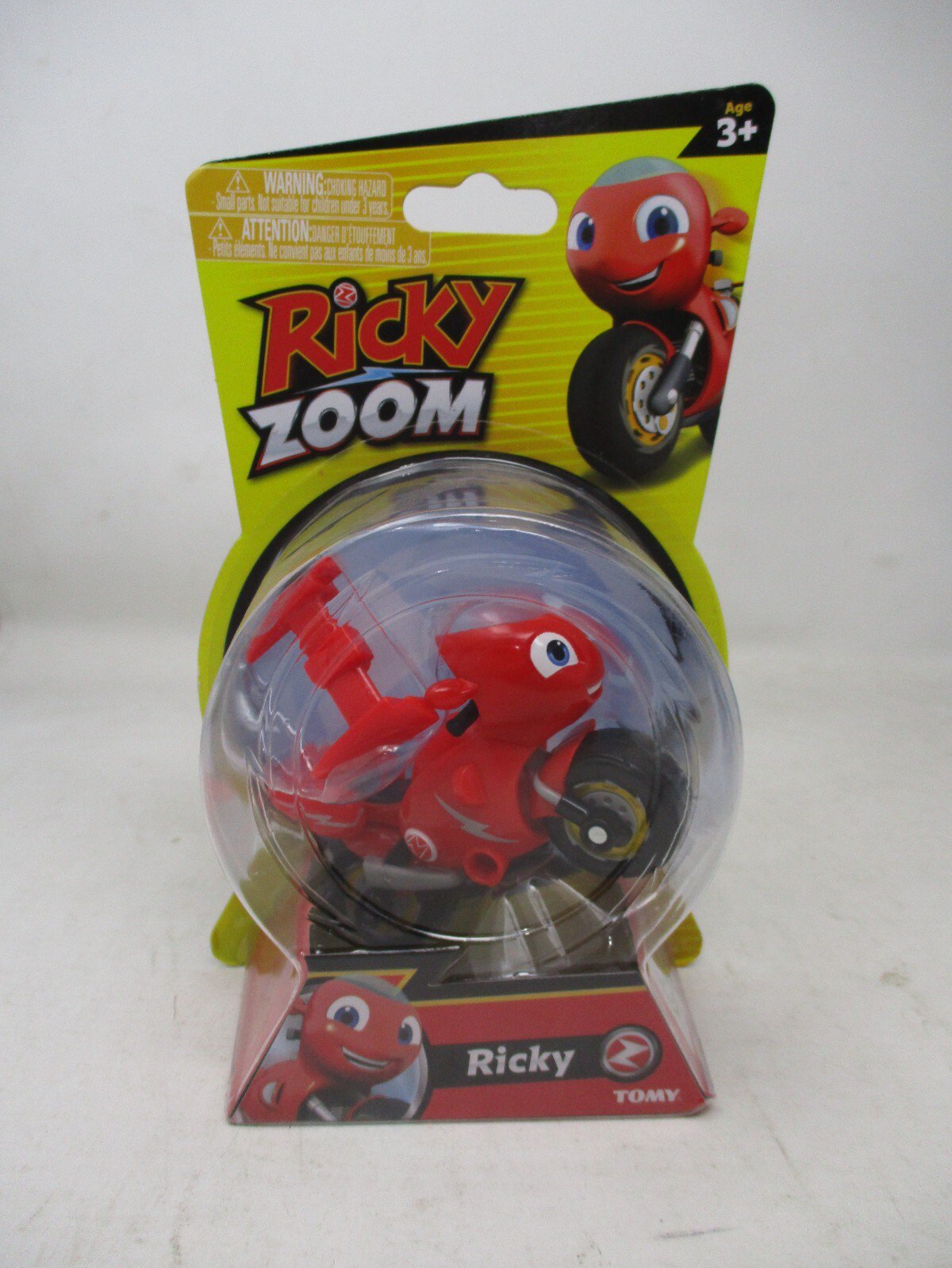 TOMY Ricky Zoom 3-Inch Motorcycle Figure with Spoiler Accessory