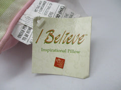 Russ I Believe Inspirational Pillow – Love Hears the Words Unspoken