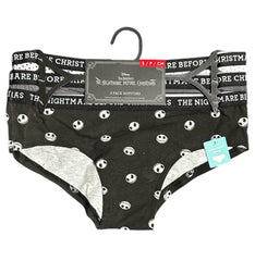 Disney The Nightmare Before Christmas 3-Pack Hipster Underwear – Size S