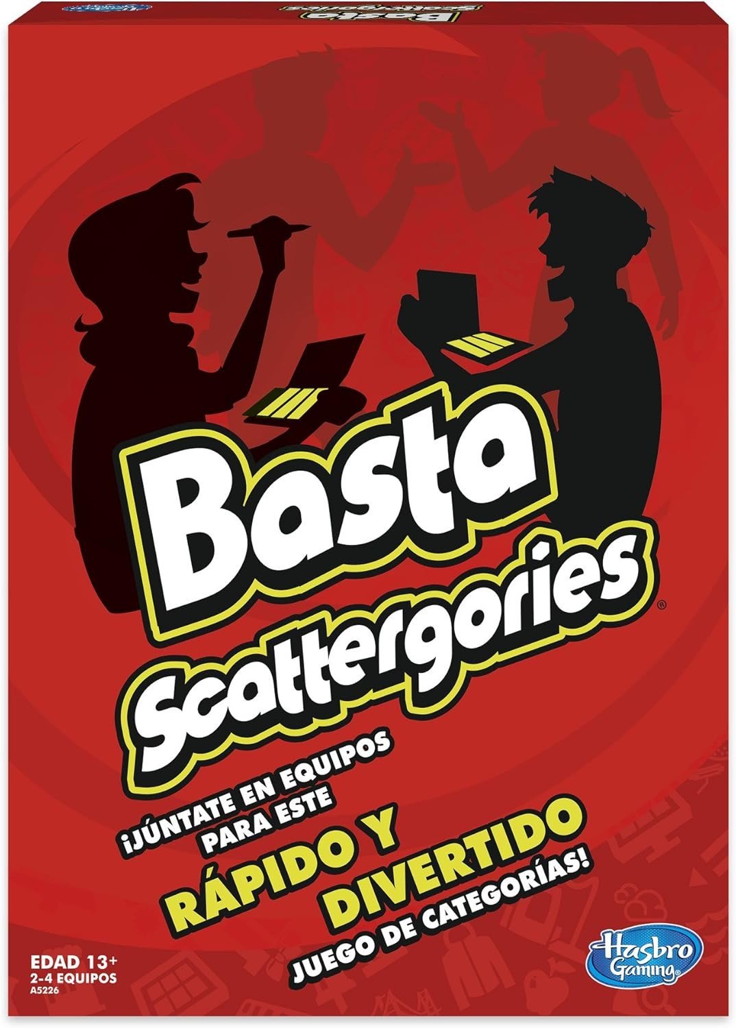 Hasbro Scattergories Basta — Fast-Thinking Category Word Game