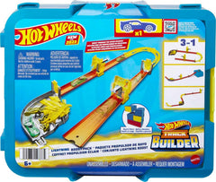 Hot Wheels Track Builder Lightning Boost Pack with 1:64 Car