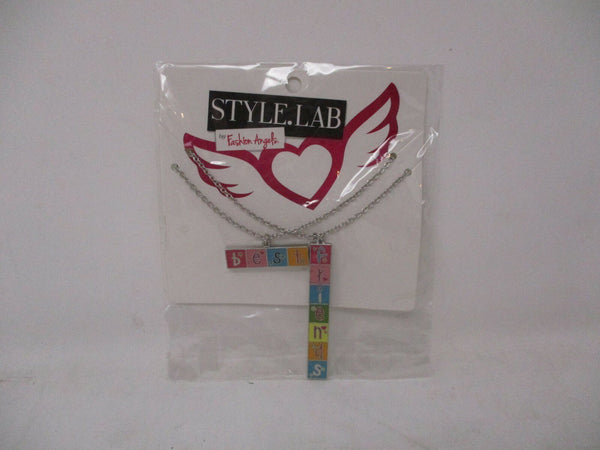 Fashion Angels Style Lab Best Friends Blocked Letter Necklaces