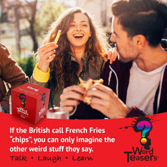 Word Teasers Slang Trivia Card Game – 150 Questions