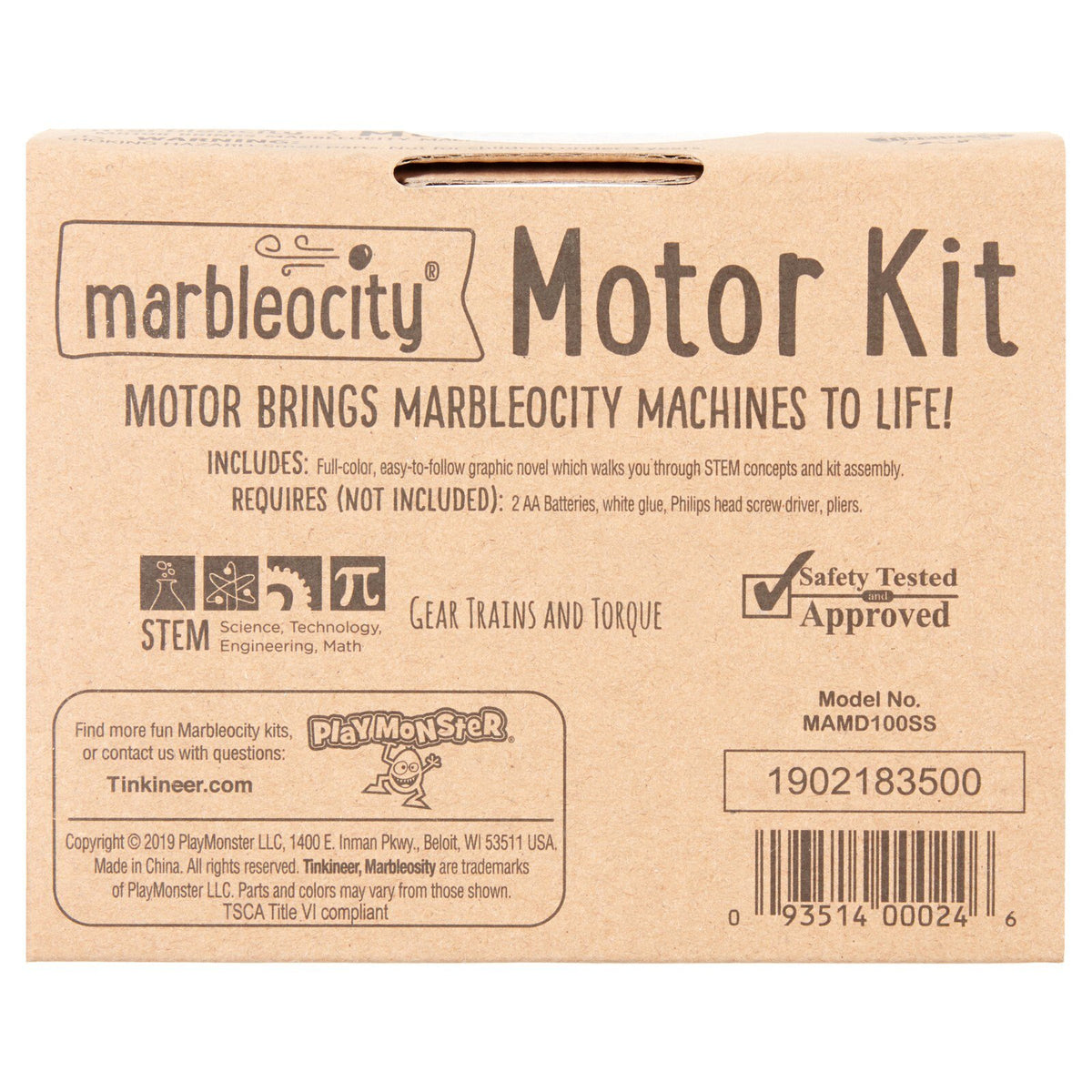 PlayMonster Marbelocity Motor Drive Kit – Automate Your Marble Machine