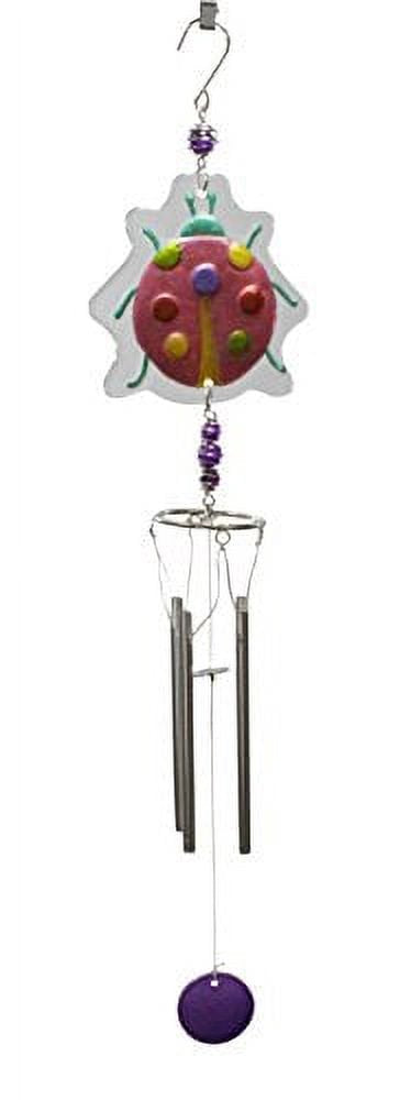 Demdaco Ladybug Wind Chime | Whimsical Garden Accent