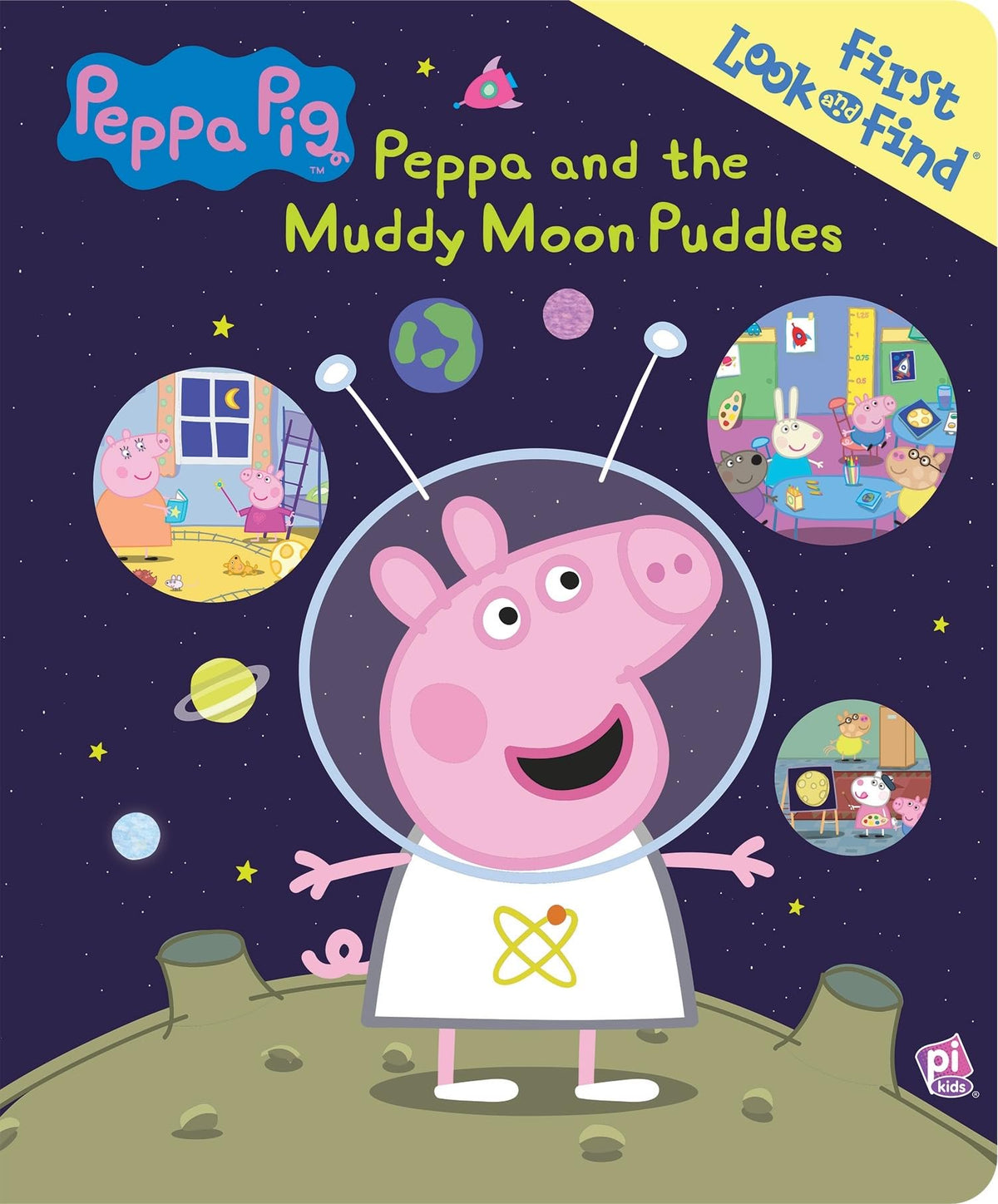 Peppa Pig Peppa and the Muddy Moon Puddles First Look and Find Book