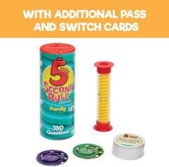 5 Second Rule Family Edition Card Game – Mini Tube