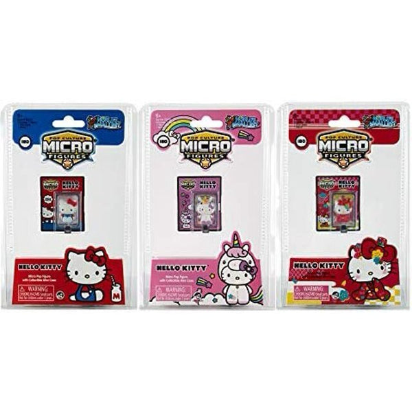 Sanrio Hello Kitty World's Smallest Micro Figures Bundle Set of 3