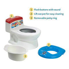 TOMY Paw Patrol 2-in-1 Potty Training Toilet with Reward Chart