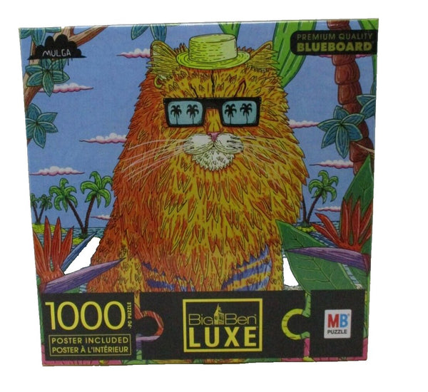 Milton Bradley Big Ben Luxe Elle The Cat 1000-Piece Jigsaw Puzzle
