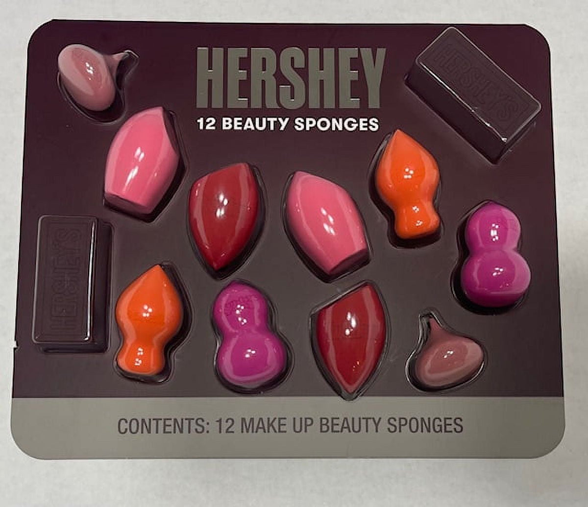 Hershey Beauty Sponges – Soft Makeup Applicators, Set of 12