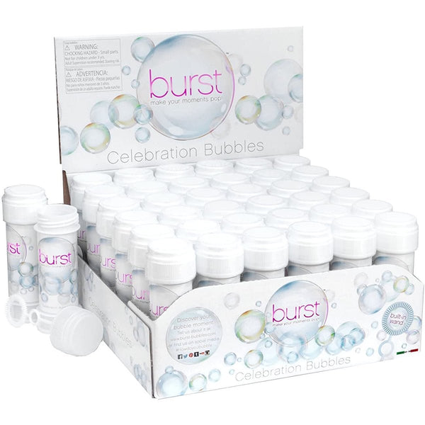 Burst Celebration Mini Bubbles Party Favors – 36 Pack with Wands