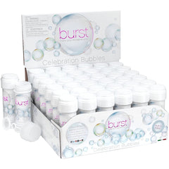 Burst Celebration Mini Bubbles Party Favors – 36 Pack with Wands