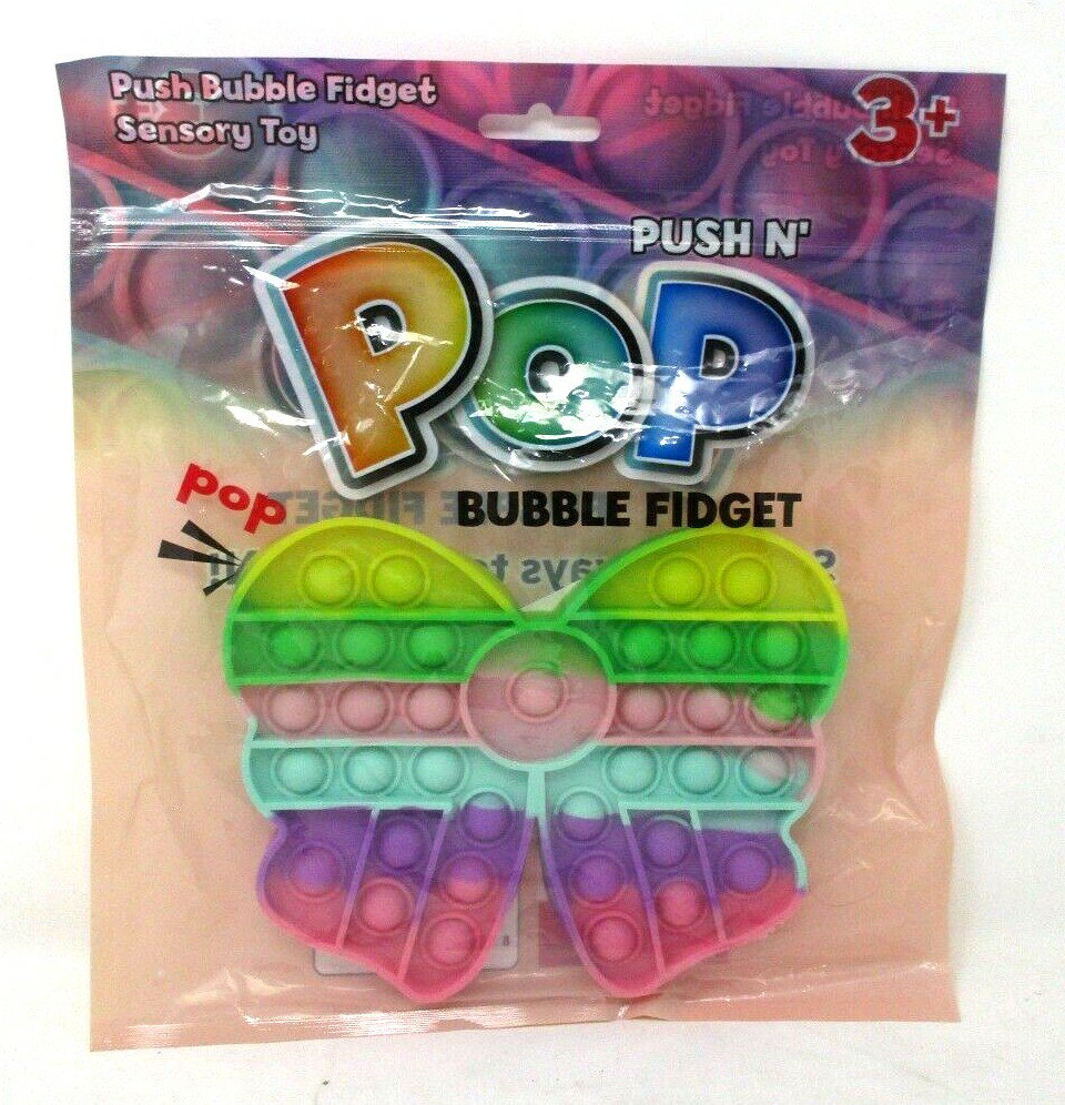 Push N' Pop Bubble Fidget Bow | Sensory Stress Relief Toy