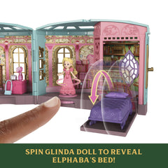 Mattel Wicked So Popular Dorm Doll Playset | 3 Play Spaces & 9 Accessories