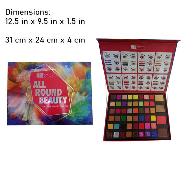 Malibu Glitz All Around Beauty 52 Colors Palette