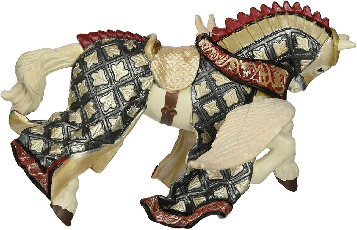 Papo Weapon Master Pegasus Horse Medieval Fantasy Figurine