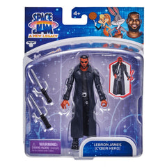 Moose Enterprise Space Jam LeBron James Cyber Hero 5" Baller Action Figure