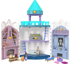 Mattel Disney Wish Rosas Castle Dollhouse Playset with 2 Mini Dolls