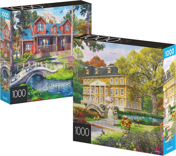 Cardinal 2-Pack 1000-Piece Jigsaw Puzzles